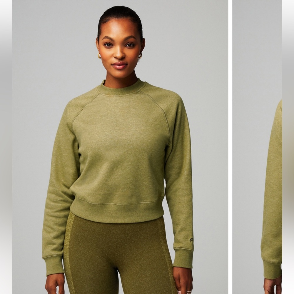 Fabletics Cozy Fleece Raglan Sweatshirt - Picture 2 of 6